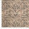 Brown Zebra Animal Print Microfiber Upholstery Fabric by The Yard - SKU: Mambo Saddle
